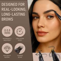 SUSIKEKI stroke samples displaying hairlike brow swatches for realism