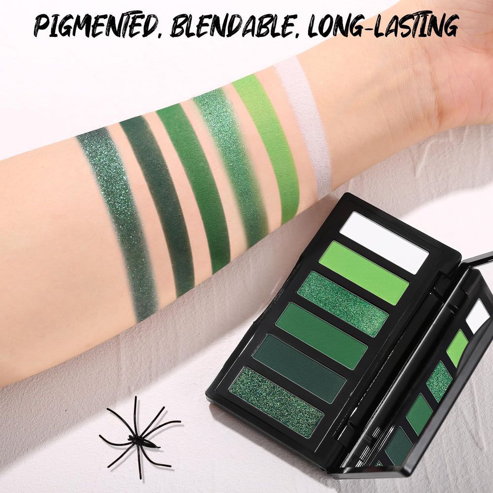 SUSIKEKI swatch of lime and olive textures for blending guidance