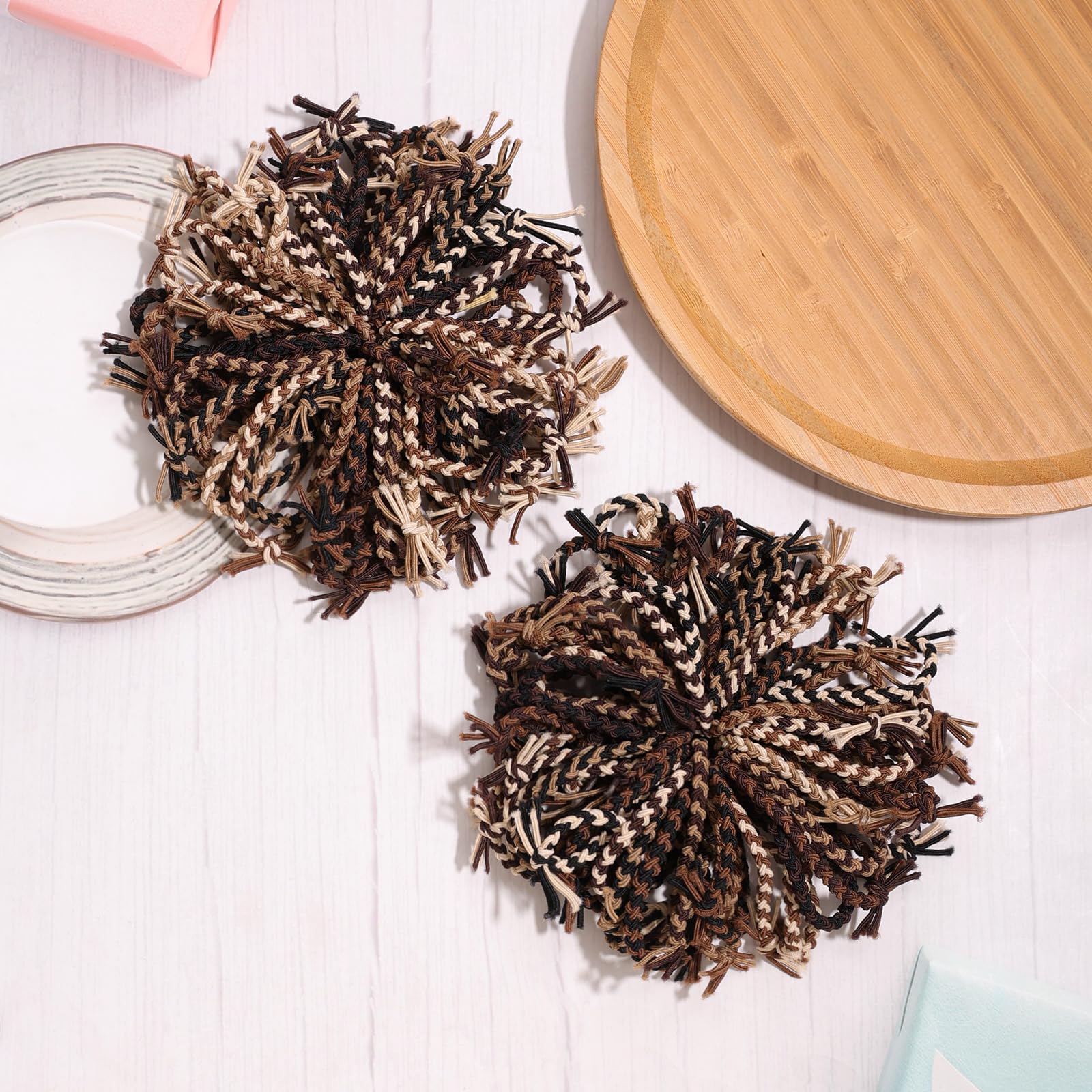 SUSULU ponytail holder securing hair neatly without damage during wear
