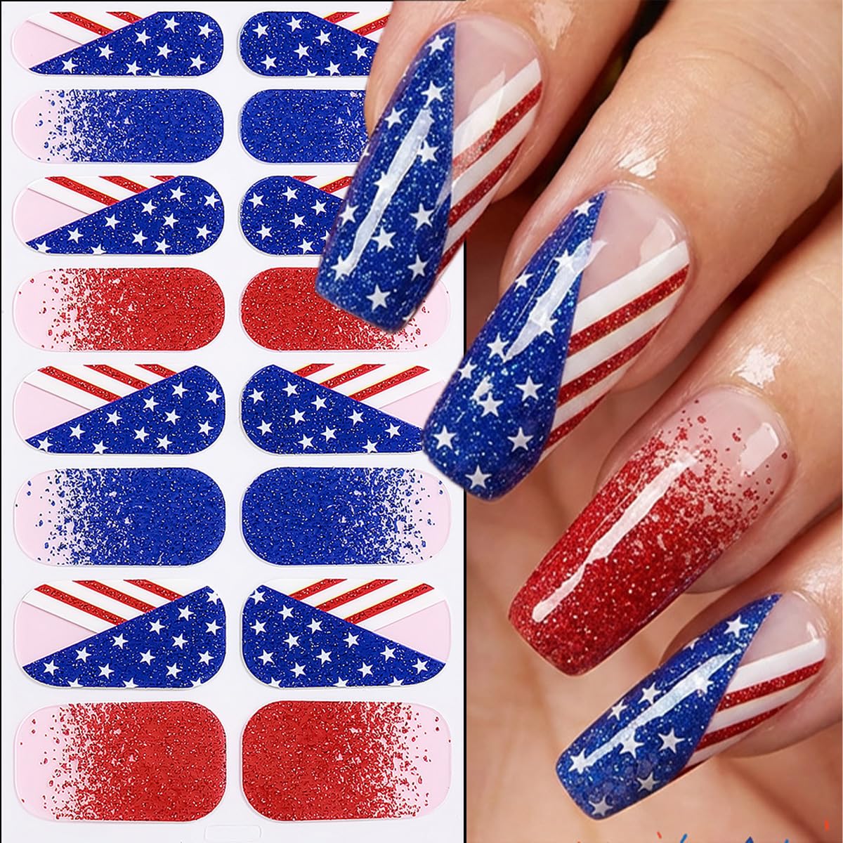 Sutaozhi application image pressing strip on nail for quick at-home manicure