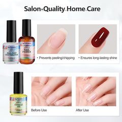 SUTOKAKA application in use prepping nails for stronger adhesion