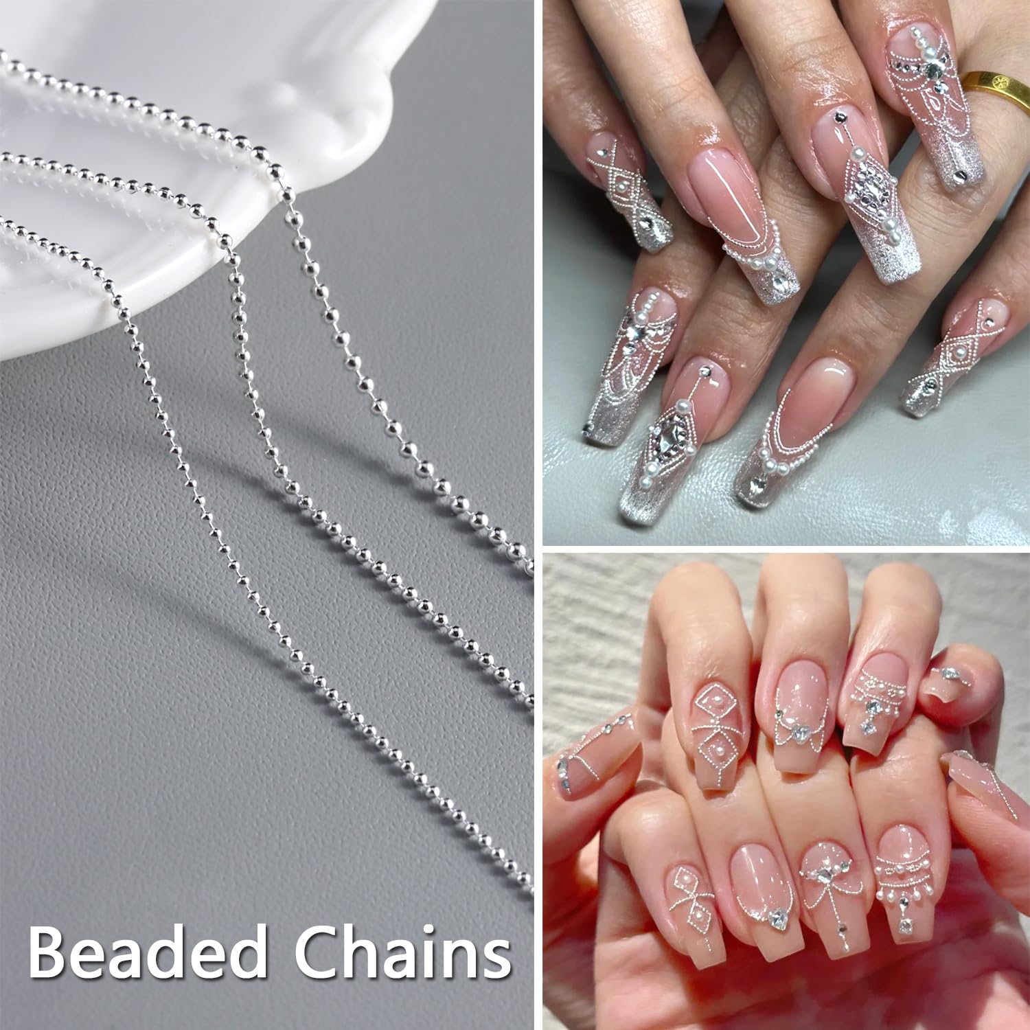 SUTOKAKA chains on manicured hands showing wearable everyday punk style