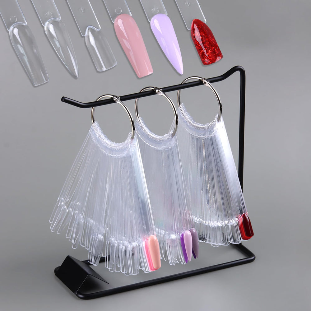 SUTOKAKA front view of kit contents showing swatch sticks and iron rack for easy setup