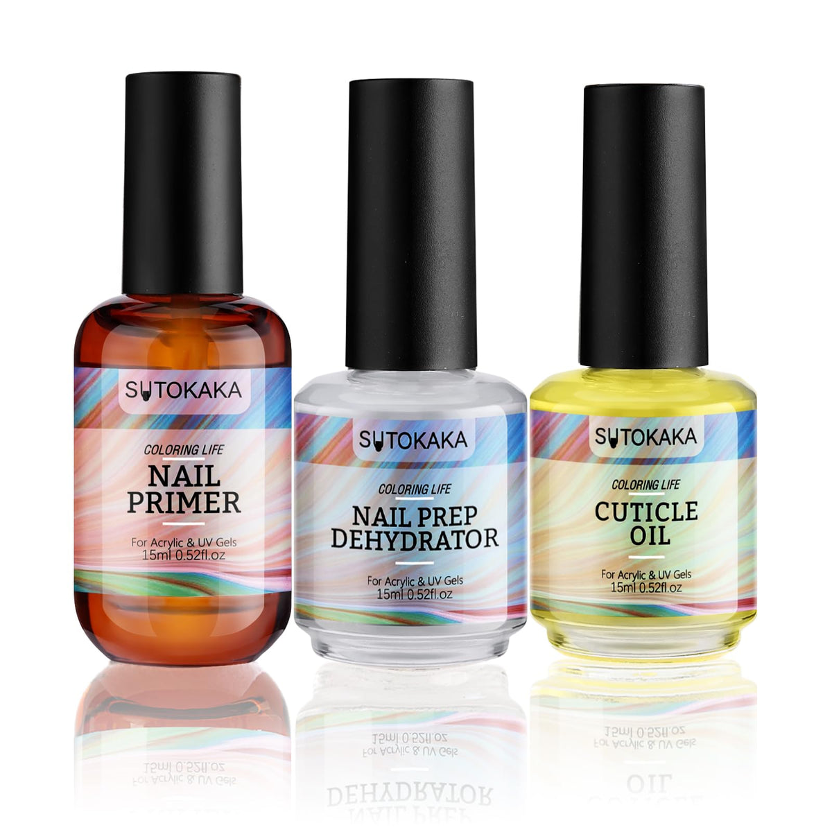SUTOKAKA front packaging showing four bottles and kit benefit