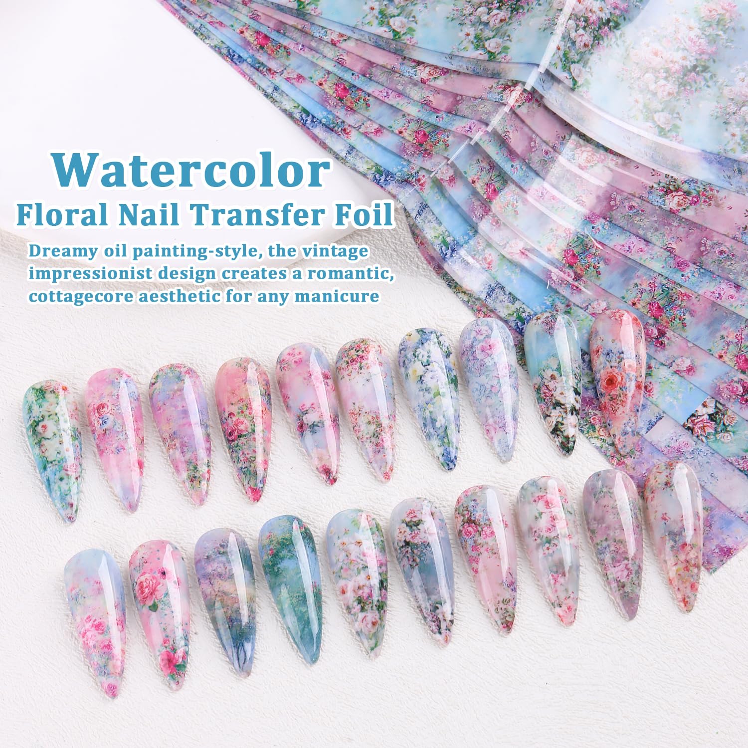 SUTOKAKA holographic sheen detail reflecting light and adding eye-catching sparkle