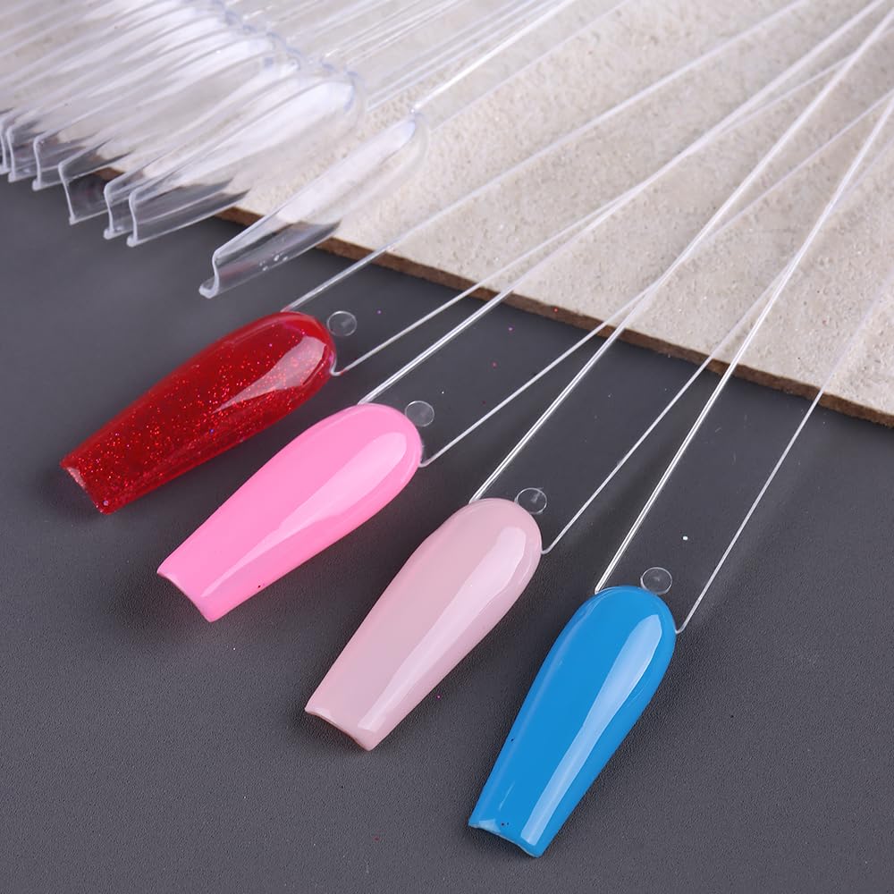 SUTOKAKA swatch sticks in use on salon counter showing easy client selection