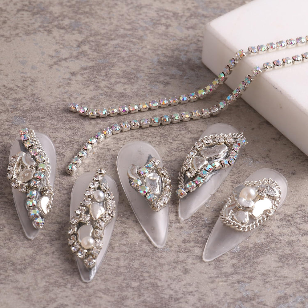 SUTOKAKA mixed chains flat-lay showing gold and silver options for design mixing