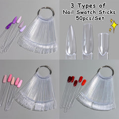 SUTOKAKA metal split ring holding organized swatches for quick selection and transport