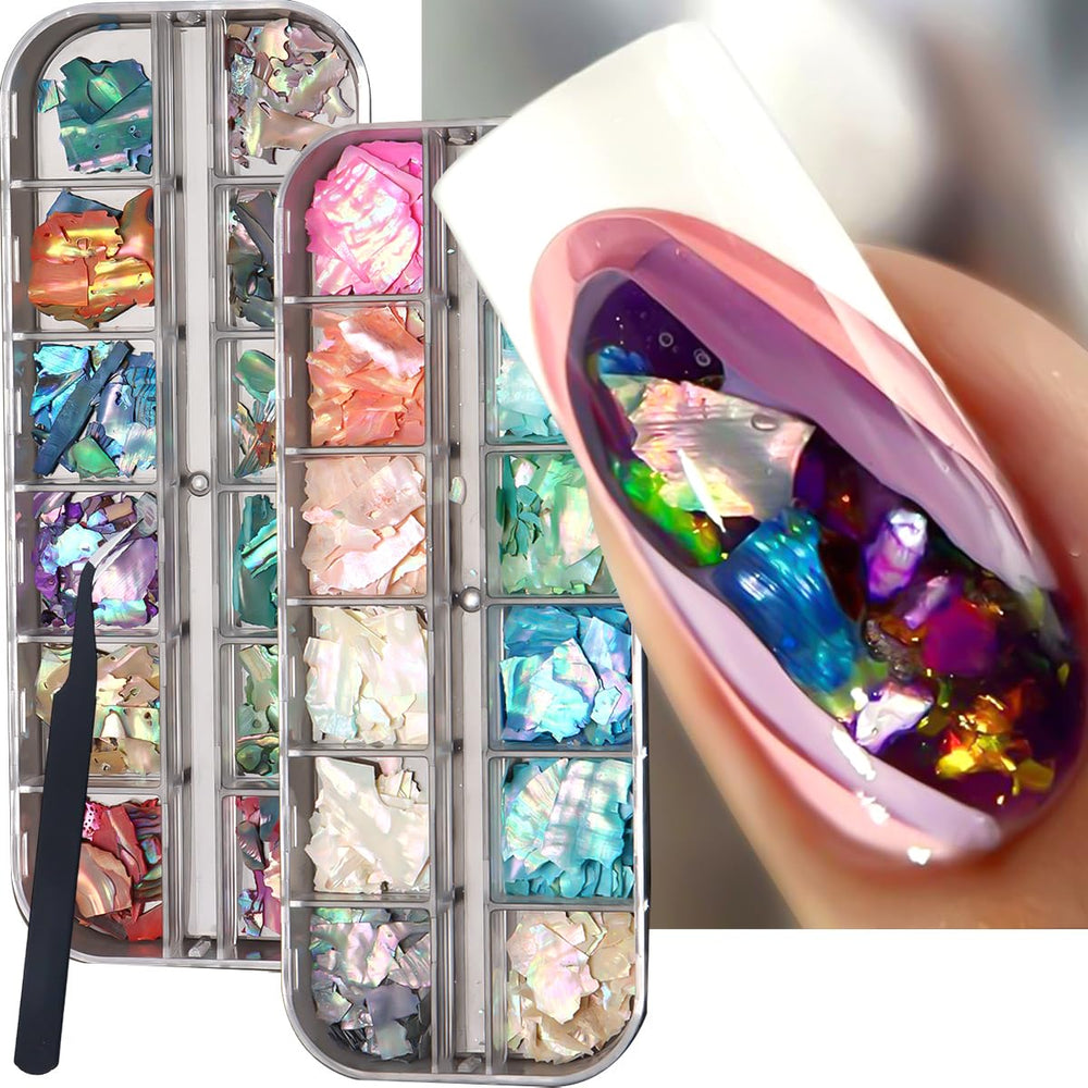 sutozmiwe front packaging showing organized 12-grid boxes and included tweezers