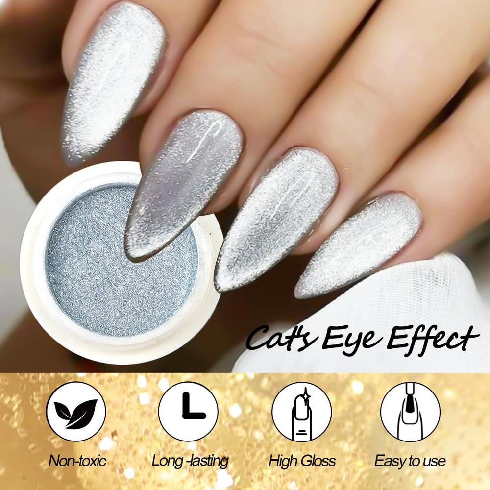 SUTOZMIWE gradient ombré chrome nails illustrating layered color transitions and effects