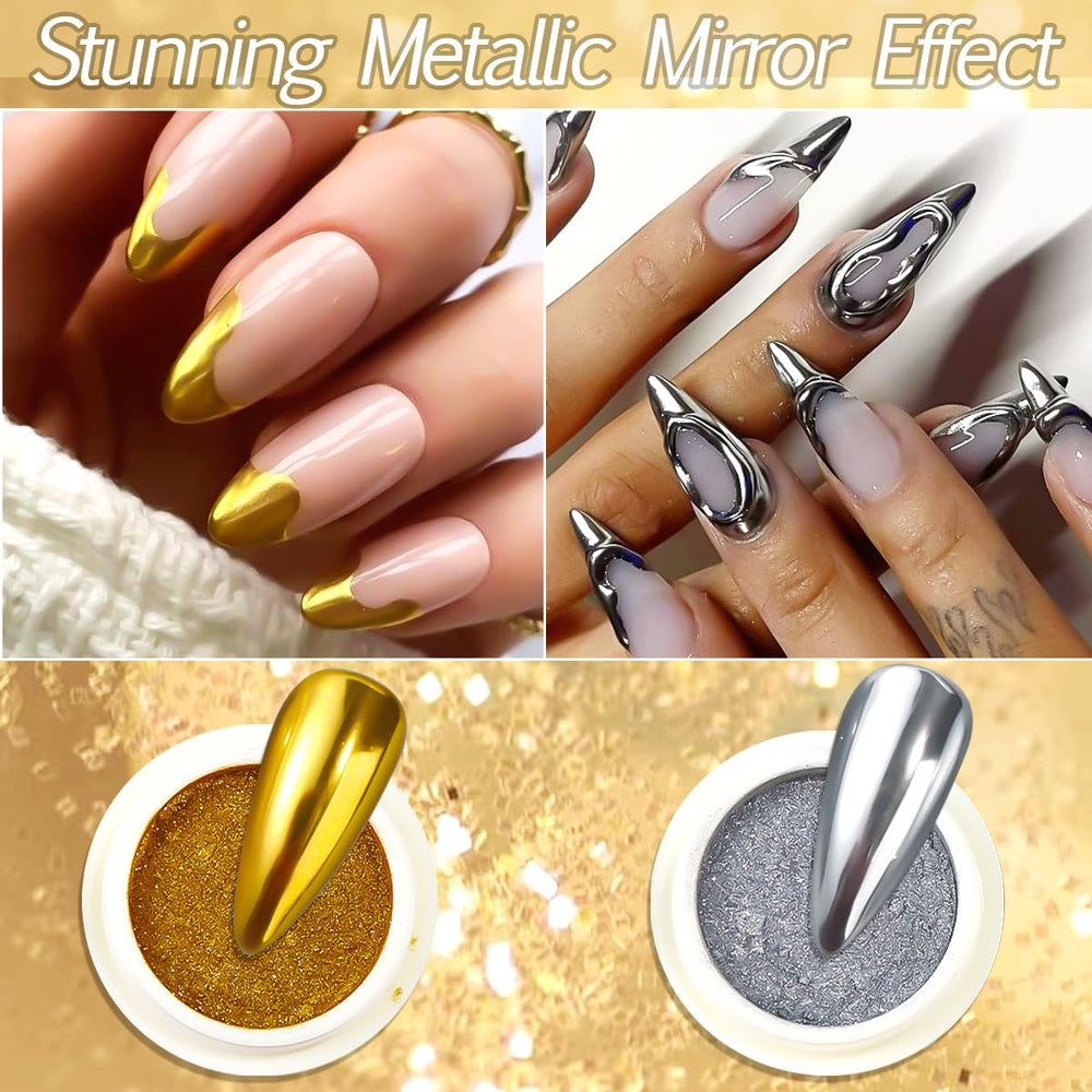 SUTOZMIWE holographic white pearl nail displaying multidimensional shimmer and depth