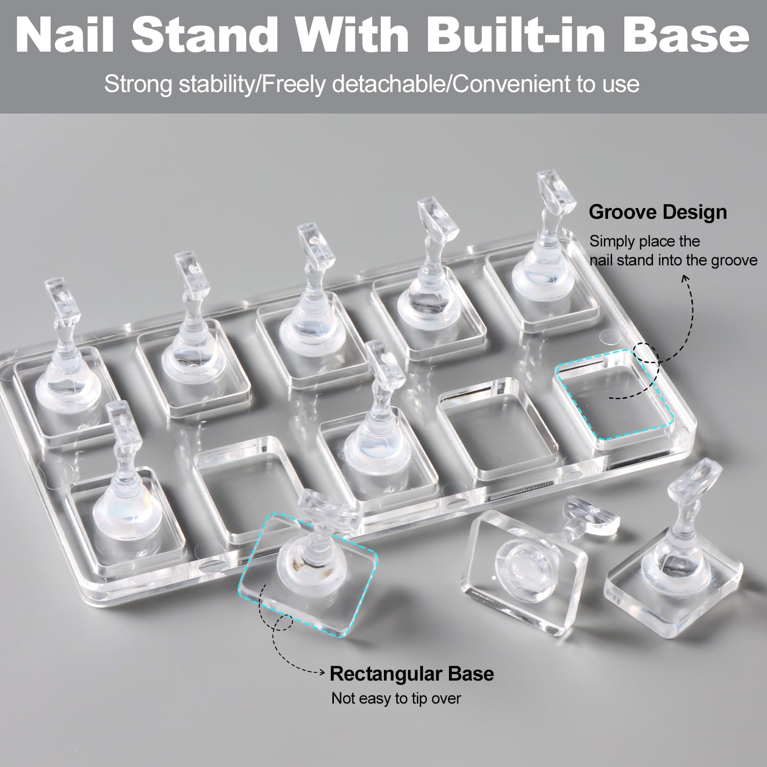 SUTOZMIWE tip holders arranged to show ten-tip capacity and organized workflow