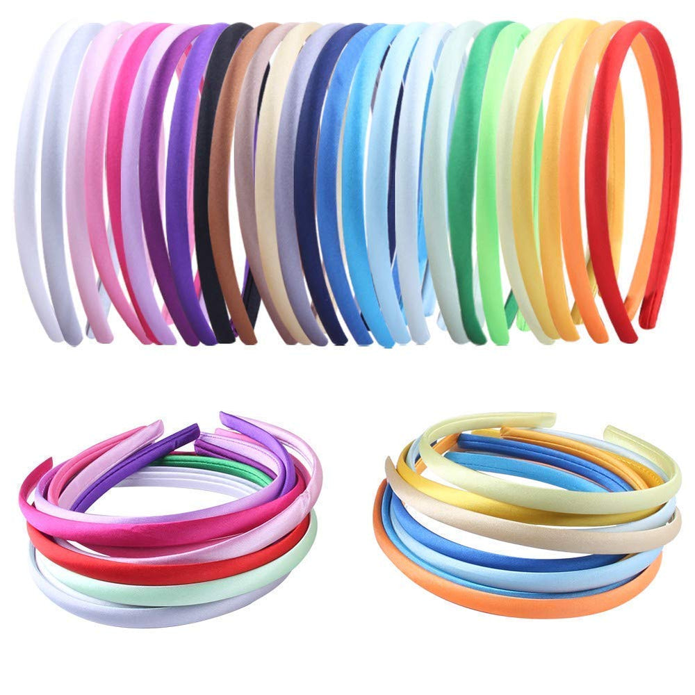 Suyegirl front view of 26-piece headband pack showing variety and value