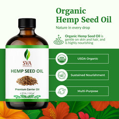 SVA ORGANICS glass dropper close-up dispensing clear hemp seed oil cleanly