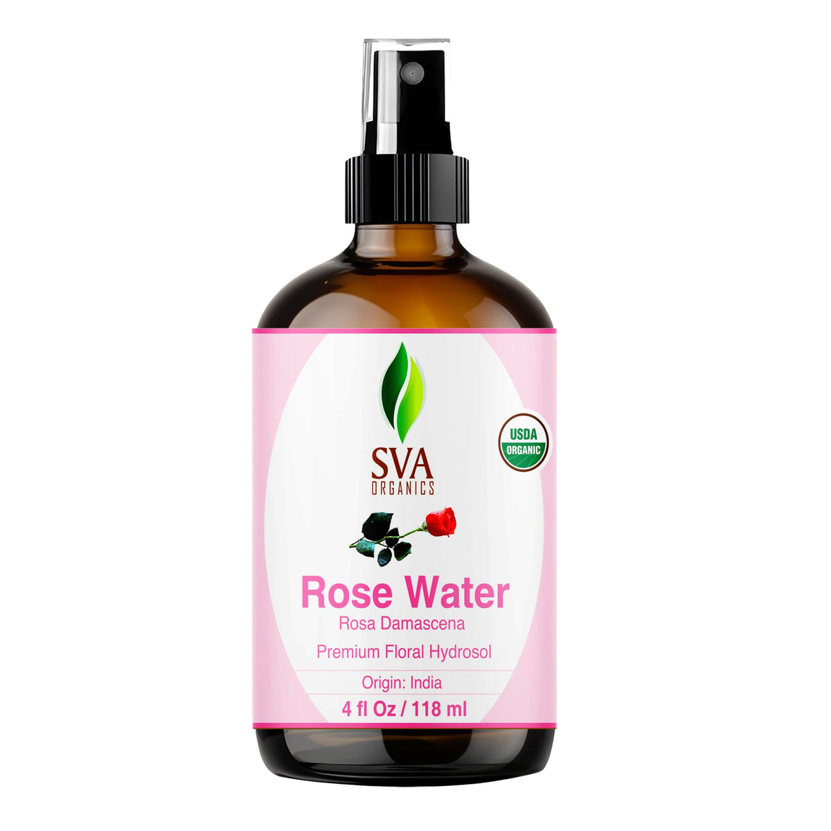 SVA ORGANICS front label showing product clarity and organic benefit