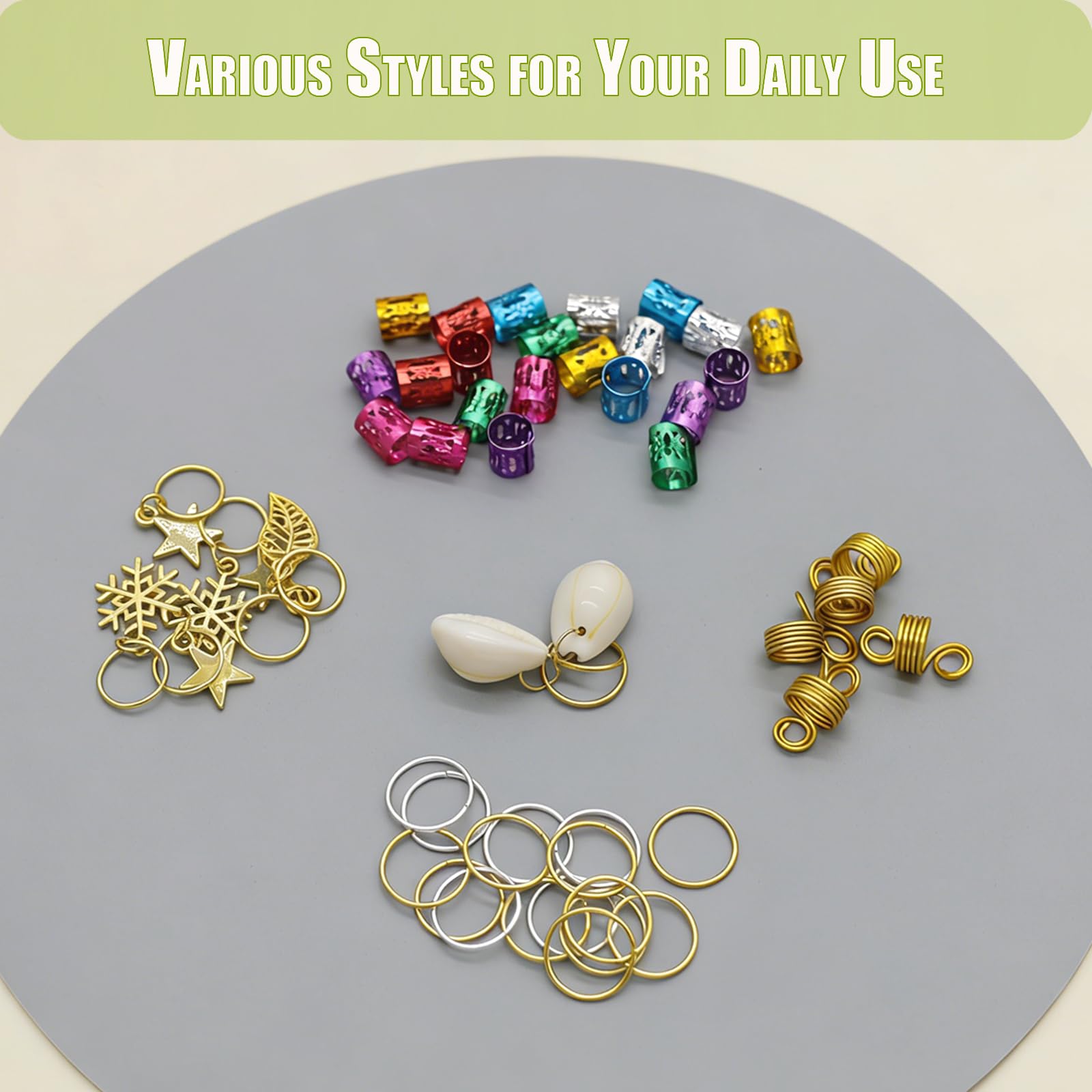 SVNMU coils and adjustable rings laid out, showing variety and easy application benefits