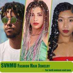 SVNMU pieces shown against fingers for size comparison, visual fit guide