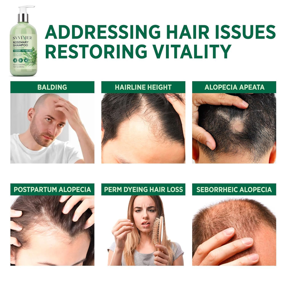 Svvimer application scene massaging shampoo into scalp for invigorating benefit