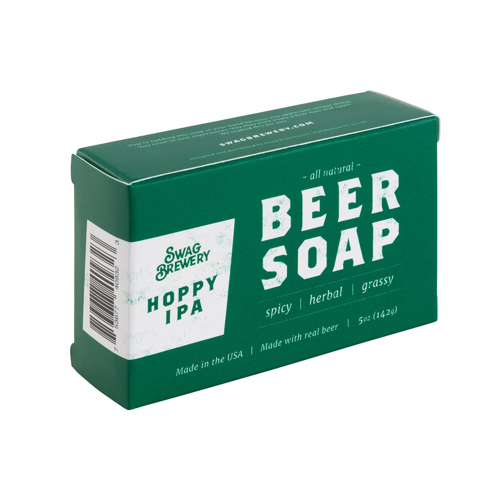 Swag Brewery lather in hand demonstrating rich foam benefit