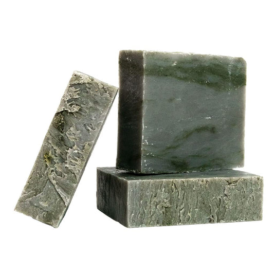 Swanky Badger close-up of bar texture highlighting creamy, moisturizing lather