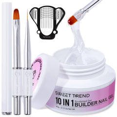 Sweet Trend front jar packaging showing 60g builder gel benefits