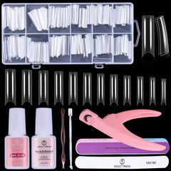 SWEET TREND front packaging showing full nail tip kit and accessories for convenience