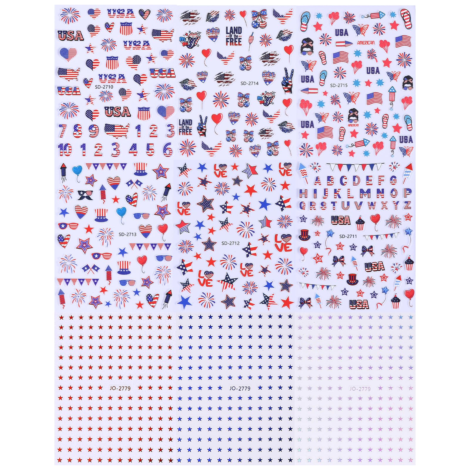 SWEET TREND red and blue stripe sheet detail for clear flag designs