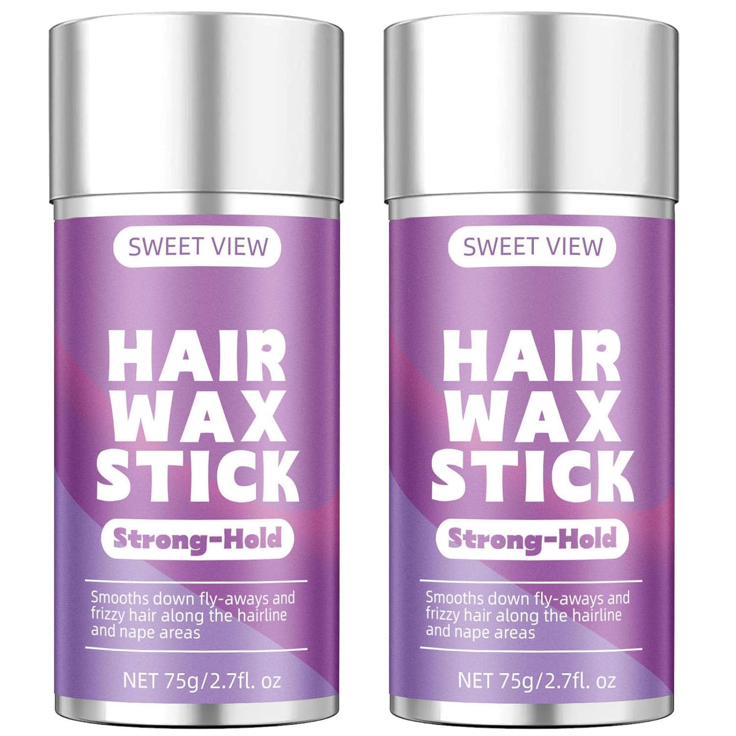 SWEET VIEW front packaging showing two wax sticks and neat branding benefit portable control