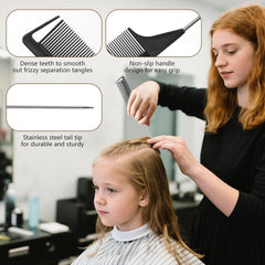 SWEET VIEW lifestyle image woman with sleek ponytail styled, shows smooth finish benefit