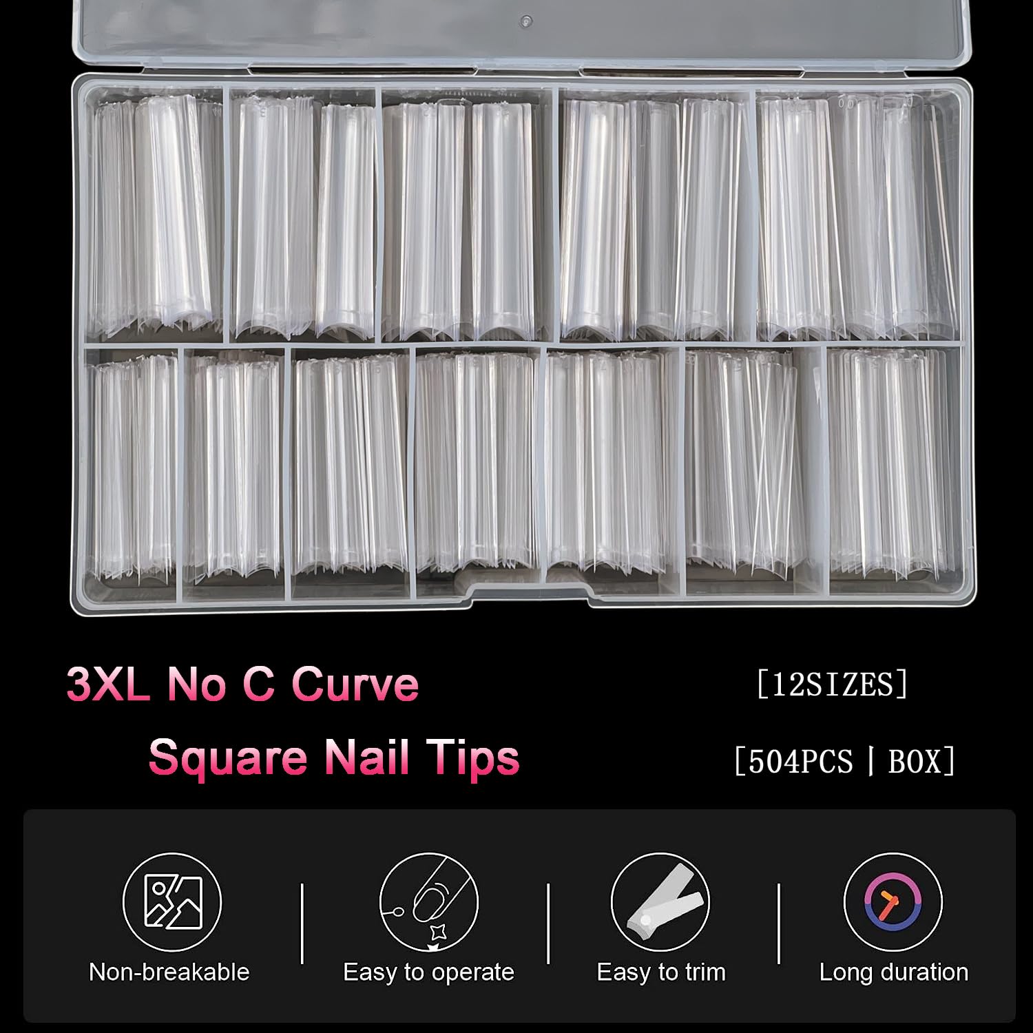 SWETIDY close-up of thickened tip edge for stronger shaping durability