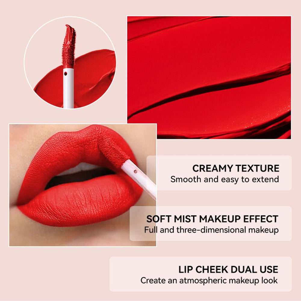 SWETIYOU texture close-up displaying velvet matte finish and non-sticky feel