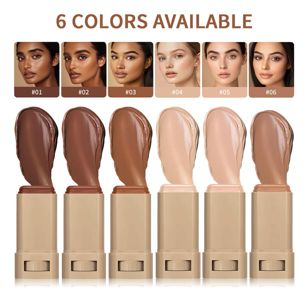 SWETIYOU shades flatlay displaying color range for matched skin tones benefit