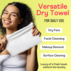 Swisspers wipe removing makeup gently around eyes