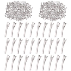 Swpeet front view of silver alligator clips showing neat bulk packaging and ready supply