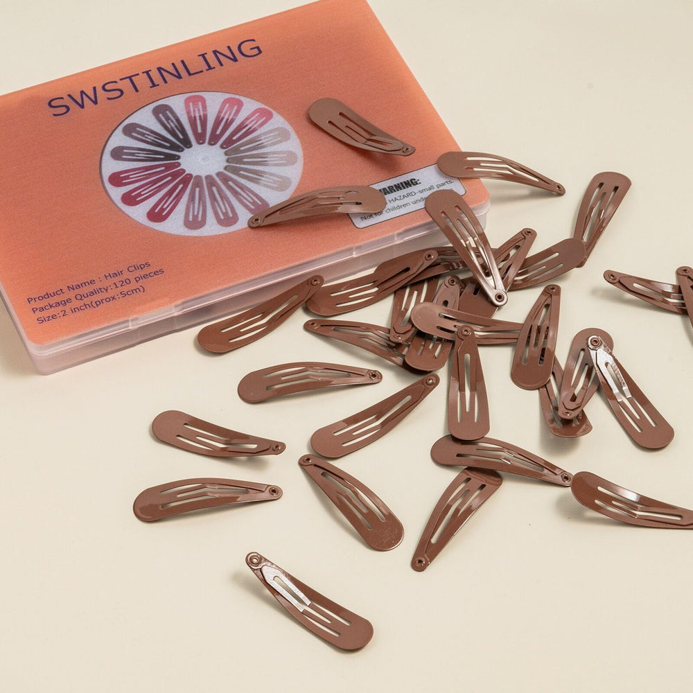 SWSTINLING clip securing a bun to show reliable hold during styling