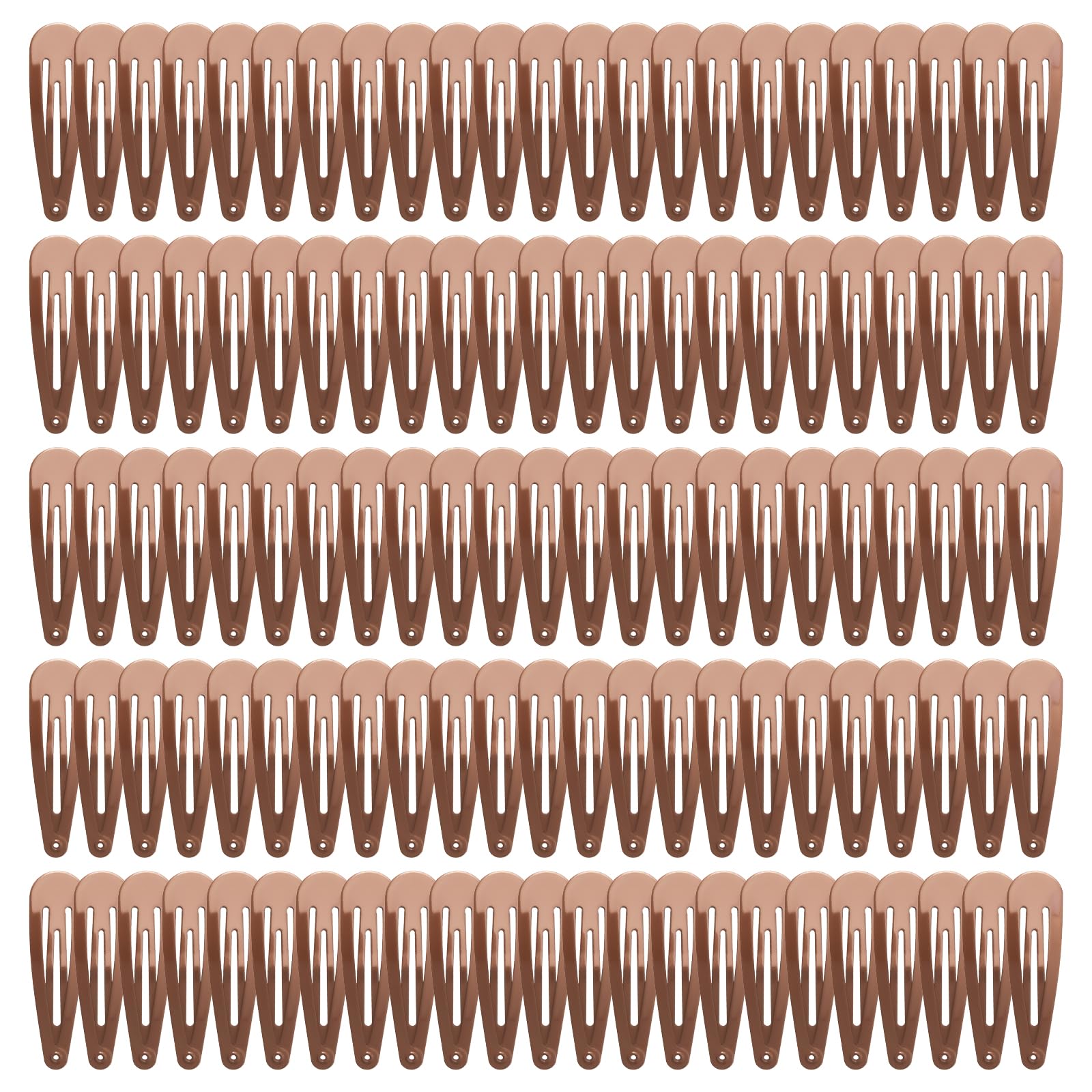 SWSTINLING front pack showing 120 brown metal snap clips and box benefit organization