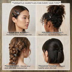SWSTINLING rounded edge detail highlighting snag-free, hair-friendly design