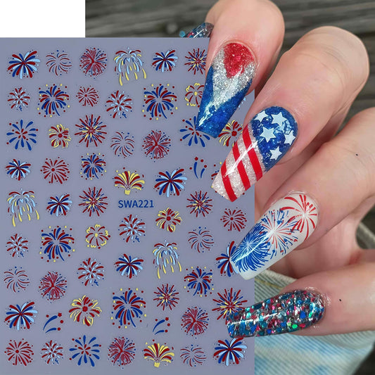 Sxidrosck close-up of sheet detail showing star and firework patterns for precise placement