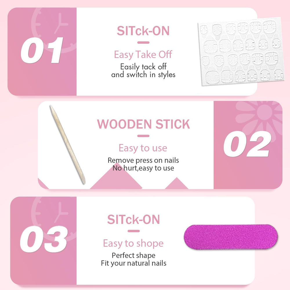 SXVME lifestyle desk scene showing polished nails suitable for work and travel