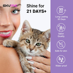 SXVME cleaned reused nails in box, supports multiple wears