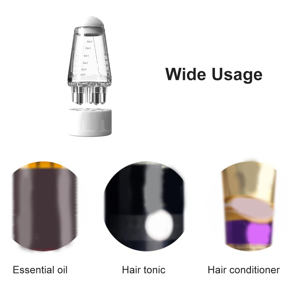 SYCOOVEN applicator in use on scalp demonstrating targeted placement