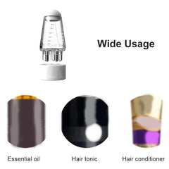 SYCOOVEN applicator in use on scalp demonstrating targeted placement