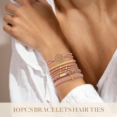 SYGY metal accent detail on tie, adds stylish finishing touch
