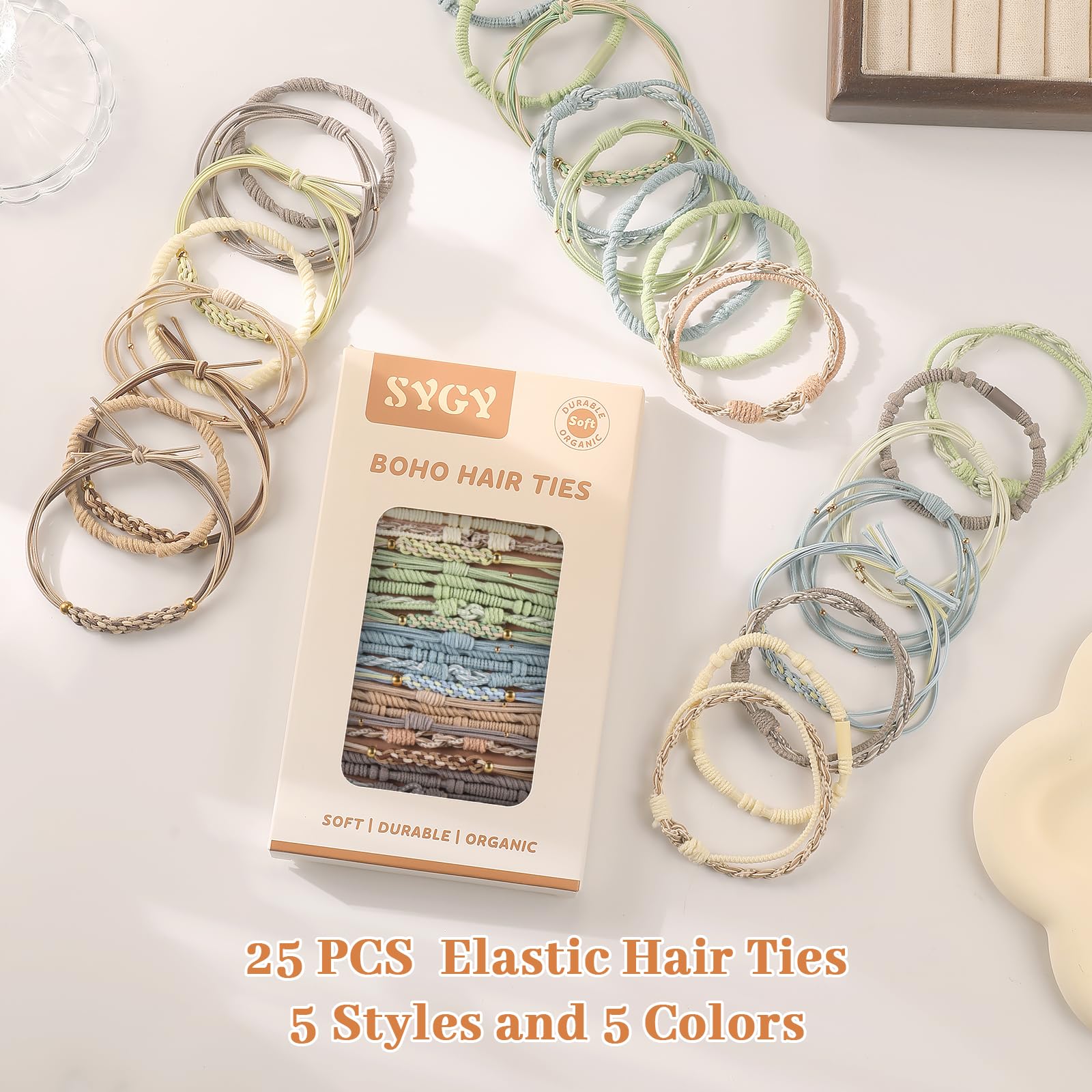 SYGY flatlay with outfit and accessories, ready-to-wear styling inspiration