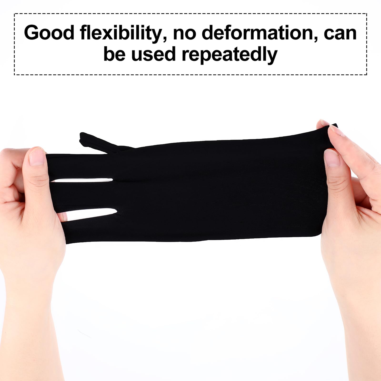 Syhood finger detail with folded fit demonstrating adjustable coverage benefit