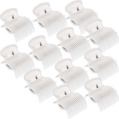 Syhood front packaging of 12 hot roller clips showing quantity and compact design for convenience