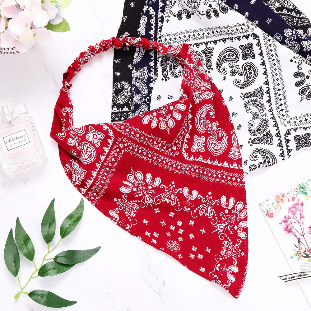 Syhood lifestyle outdoor shot shows headscarf adding retro flair to outfit