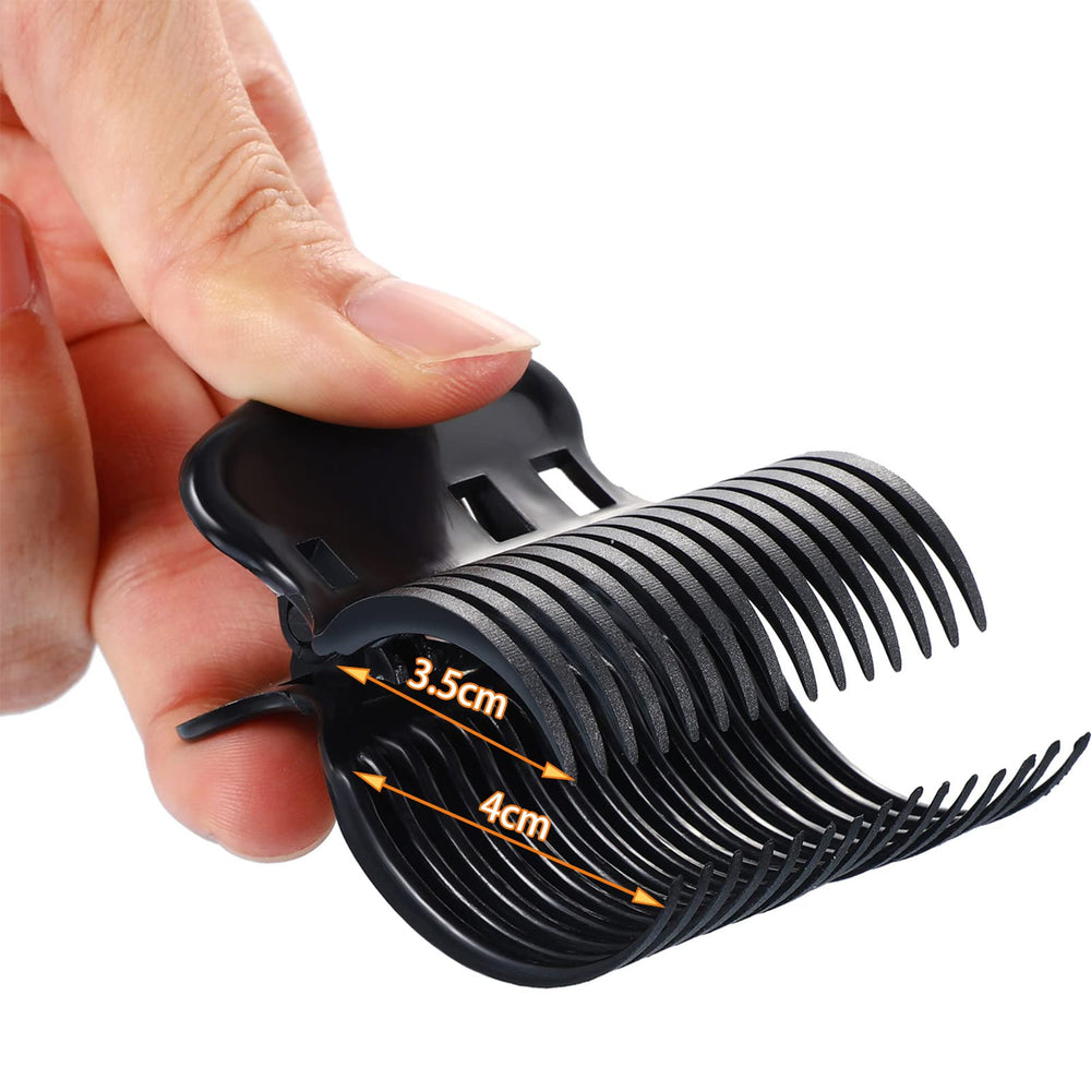 Syhood clips beside various roller sizes showing compatibility up to 60 mm benefit