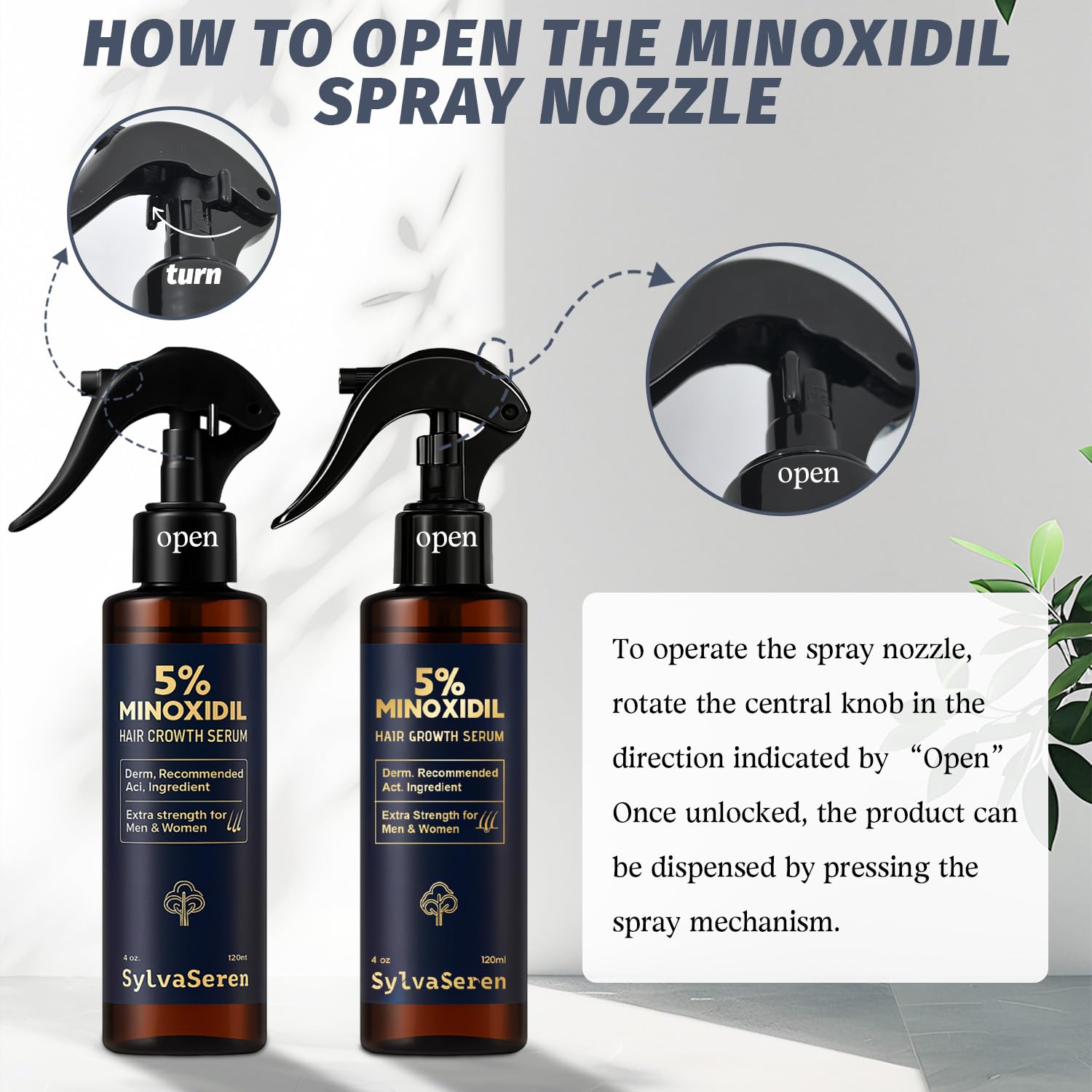 Sylvaseren on bathroom shelf in daily routine for easy twice-daily use