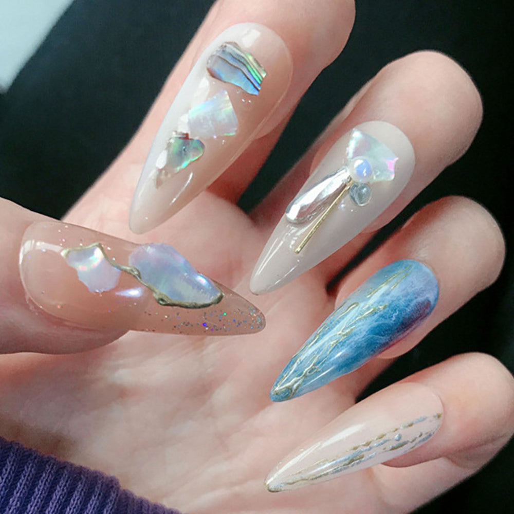 Symphonyw abalone used in crafts showing versatility for jewelry and phone-case accents